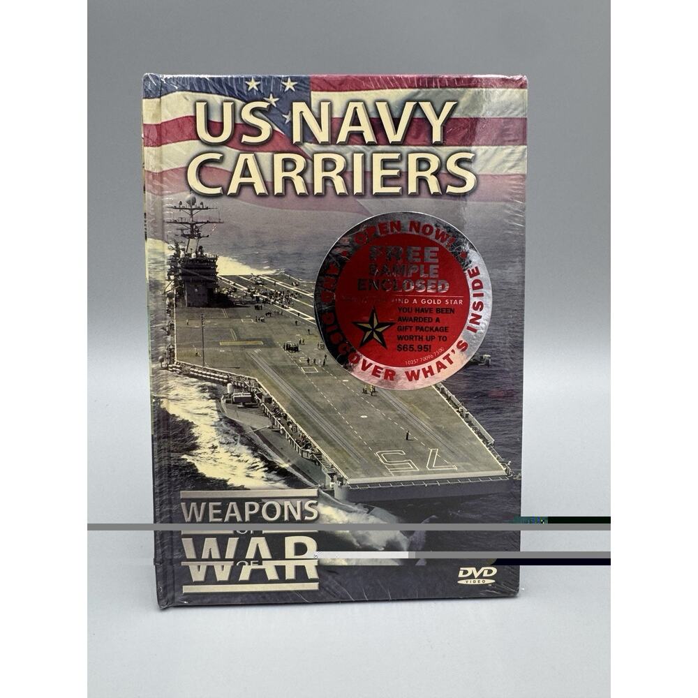 US Navy Carriers: Weapons Of War Documentary DVD & Booklet SEALED